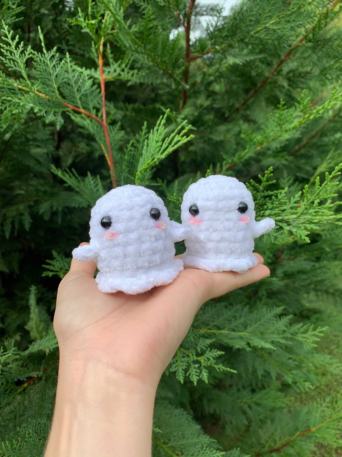 Mini Crochet Ghost AuthenticByDesign